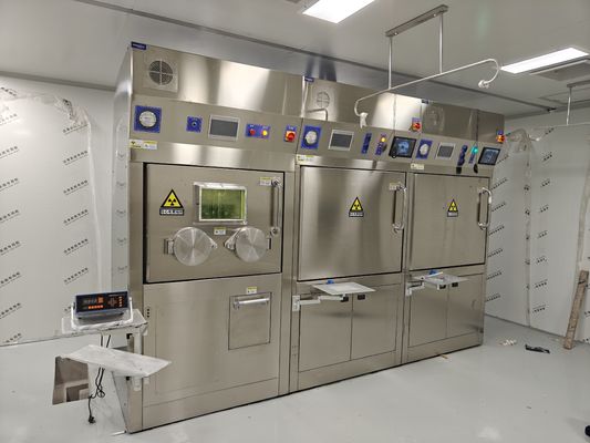 AI Controlled Nuclear Radiation Hot Cell With Integrated UV-Ozone Decontamination System