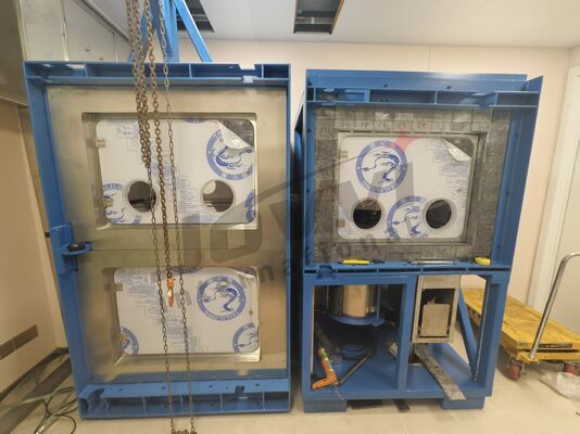 High-Effectiveness Nuclear Radiation Protection Equipment Secure Closure System with High Comfort Design