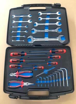Hard Plastic Case Non Magnetic Tool Kit with Anti-static Safety Features for MRI Scans