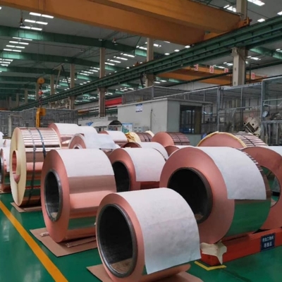 0.105mm Tebal 1320mm Tembaga Foil Shielding Untuk Magnetik Nuklir