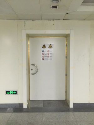 Pintu Ruang MRI Berlindung RF dengan 100dB Atenuasi RF Perisai Foil Tembaga dan Kunci Elektromagnetik atau Mekanis