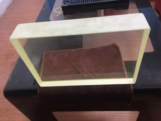 Transparansi Flat 0.5mm X Ray Lead Glass Ukuran Disesuaikan