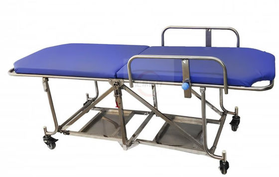 MRI & RF Shielded Non-Magnetic Stretcher, Netto Weight 37.5KG, Unit Ringan yang Kuat untuk Transportasi Pasien yang Aman di Dalam Suite MRI