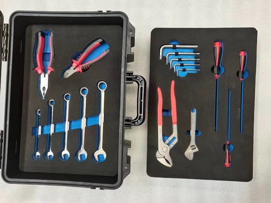 Kit Alat Anti Selip Non Magnetik Dilengkapi Gagang Plastik Ergonomis dan Kotak Plastik Keras yang Menyediakan Alat untuk Tugas Teknik Presisi