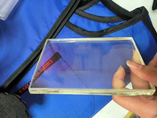 Transmittansi Tinggi Refleksi Rontgen Rontgen Lead Glass Perlindungan Sinar X Hingga 150KV