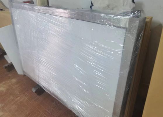 Radiation Shielding Lead Glass 8~25mm Tepi 1200×800mm Panel dengan Custom Oversize dan Mencocokkan SS Frame