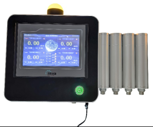 Detektor Radiasi Nuklir Ukuran Ringkas 350*250*245 mm dengan Fungsi Tegangan Tinggi dan Alarm