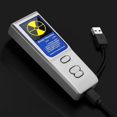 Tanggapan Energi 40KeV 1.5MeV Detektor Radiasi Nuklir USB Bluetooth Antarmuka Bahasa Inggris Cina Dirancang untuk Deteksi Radiasi