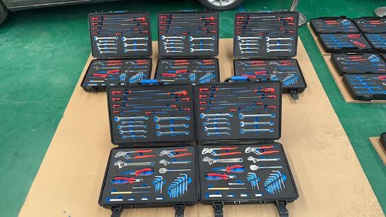 Hard plastic non magnetic case non ferrous tool kit dirancang untuk daya tahan tinggi dan presisi dalam perakitan kompleks