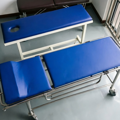 Stretcher MRI Alloy Aluminium Non-magnetik yang dapat dilipat dengan beban maksimum 240 kg untuk transportasi pasien