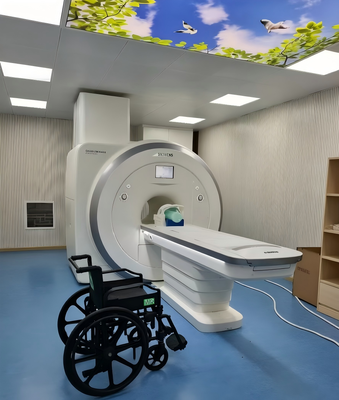 Kursi Roda Non Magnetik dengan Kapasitas Beban 100kg Sandaran Tangan Dapat Dilipat dan Dapat Disesuaikan untuk Penggunaan MRI