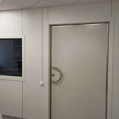Swing Door RF Shielded Door dengan Efektivitas Perisai 100 dB di Baja atau Aluminium untuk Perisai Elektromagnetik