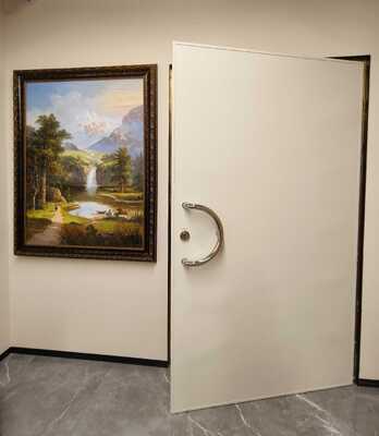 Pintu berlapis bubuk berlapis ganda RF yang terlindung dibangun untuk lingkungan yang keras dan aplikasi MRI