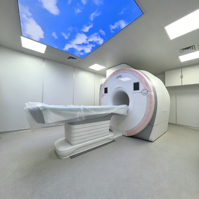 Ruang MRI Sangkar Faraday dengan Redaman 100 dB, Dapat Disesuaikan dengan Ukuran Ruang MRI, dan Panel Tembaga Tahan Korosi