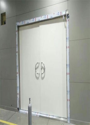 10MHz 4ft X 8ft Rf Pintu Terlindung Kuningan Mesh Kabinet Instalasi Logam Tembaga Pneumatik