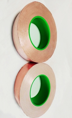 0.06mm 25mm Gitar Listrik Tembaga Perisai Pita Foil Tembaga Dua Sisi 99.95