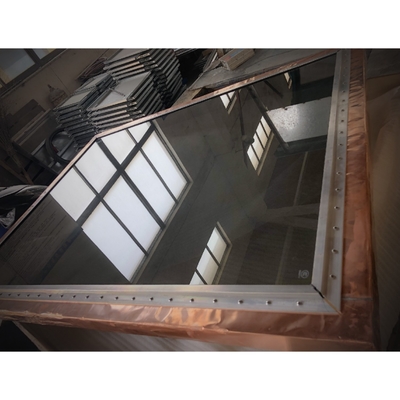0.9m X 1.2m Rf Terlindung Windows Stainless Steel Untuk Ruang Mri