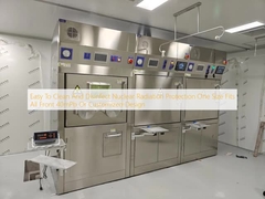 Mudah Dibersihkan Dan Didisinfeksi Perlindungan Radiasi Nuklir Satu Ukuran Cocok Untuk Semua Bagian Depan 40mPb Atau Desain yang Disesuaikan