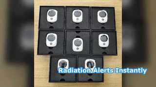 Detektor Radiasi Layar Sentuh LCD Alarm Ganda